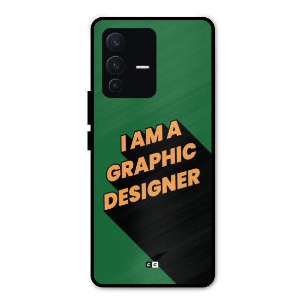 The Graphic Designer Metal Back Case for Vivo V23 Pro