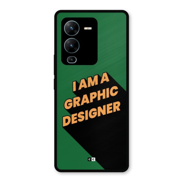 The Graphic Designer Metal Back Case for Vivo V25 Pro