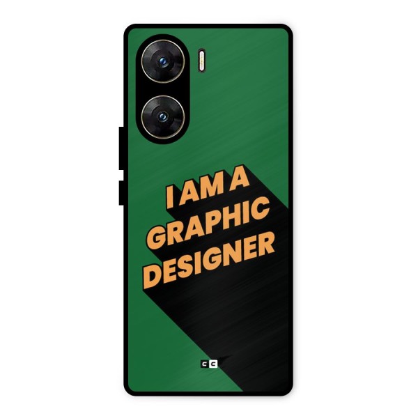 The Graphic Designer Metal Back Case for Vivo V29e