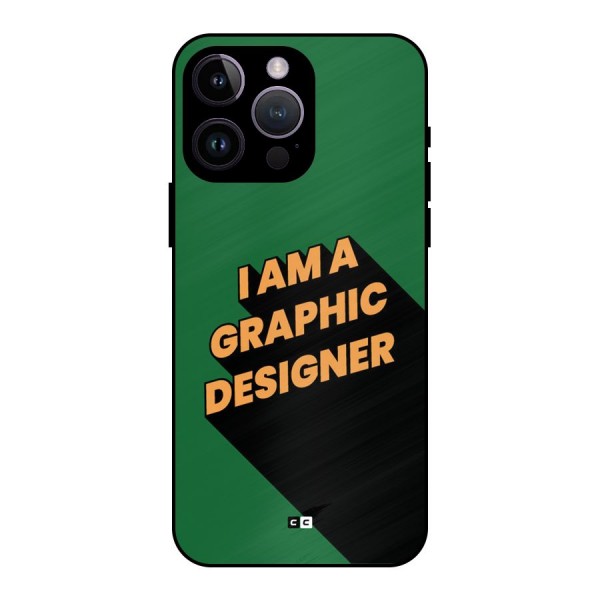 The Graphic Designer Metal Back Case for iPhone 14 Pro Max