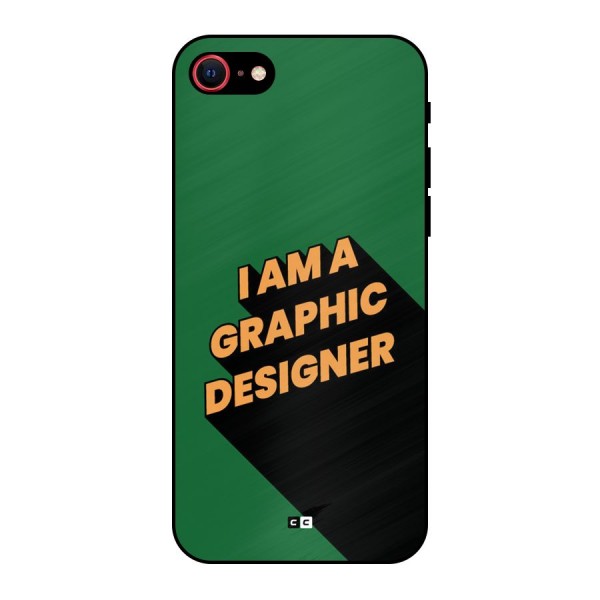 The Graphic Designer Metal Back Case for iPhone 8