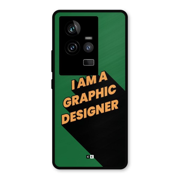 The Graphic Designer Metal Back Case for iQOO 11 5G