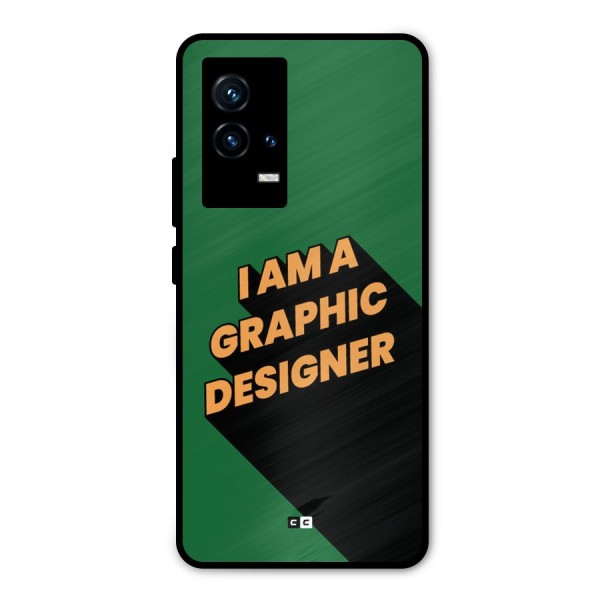 The Graphic Designer Metal Back Case for iQOO 9 5G