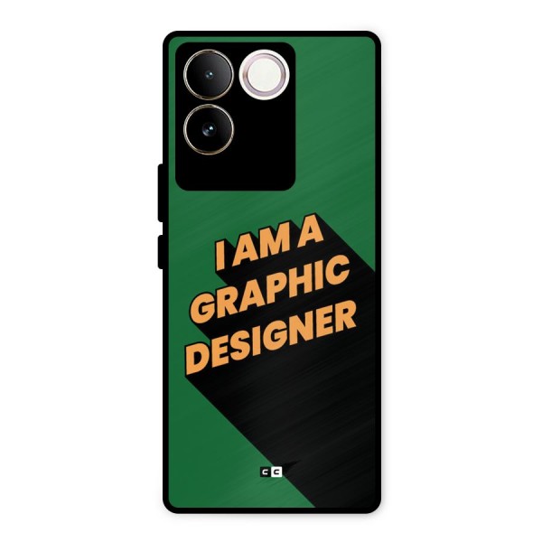 The Graphic Designer Metal Back Case for iQOO Z7 Pro