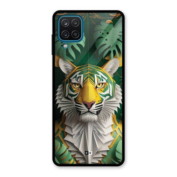 The Nature Tiger Glass Back Case for Galaxy A12