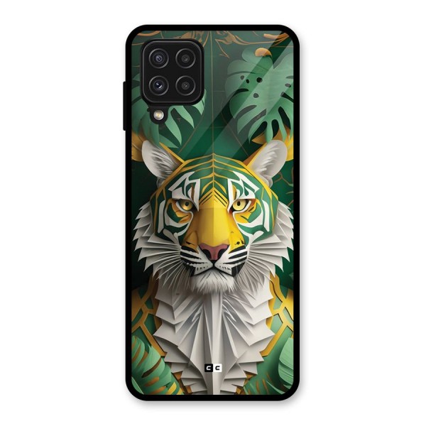 The Nature Tiger Glass Back Case for Galaxy A22 4G