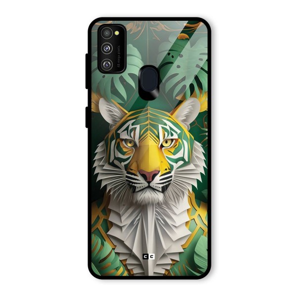 The Nature Tiger Glass Back Case for Galaxy M21