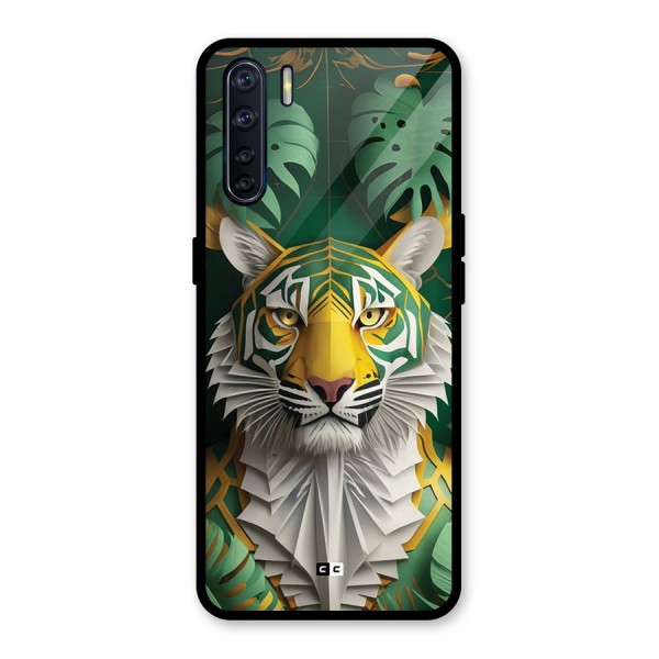 The Nature Tiger Glass Back Case for Oppo F15