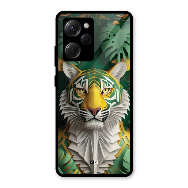 The Nature Tiger Glass Back Case for Poco X5 Pro