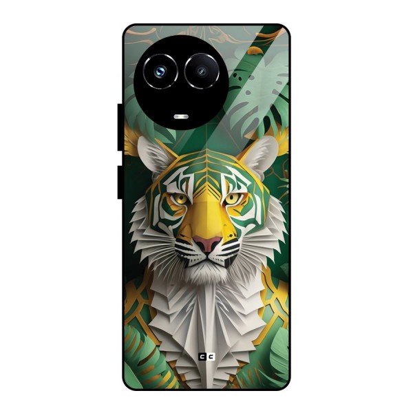 The Nature Tiger Glass Back Case for Realme Narzo 60X