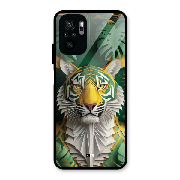 The Nature Tiger Glass Back Case for Redmi Note 10