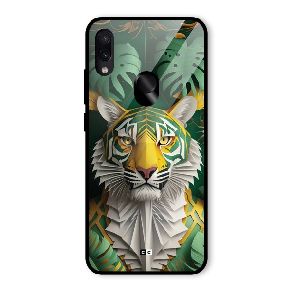 The Nature Tiger Glass Back Case for Redmi Note 7