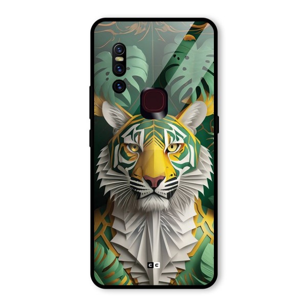 The Nature Tiger Glass Back Case for Vivo V15