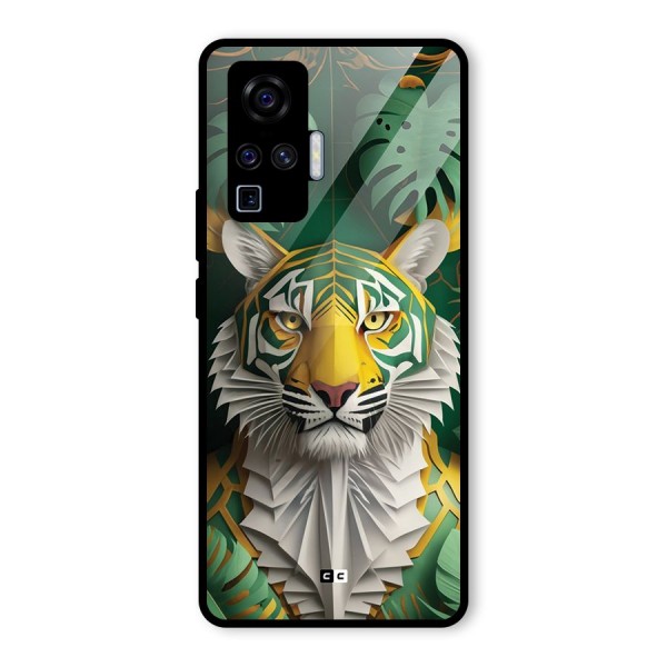 The Nature Tiger Glass Back Case for Vivo X50 Pro