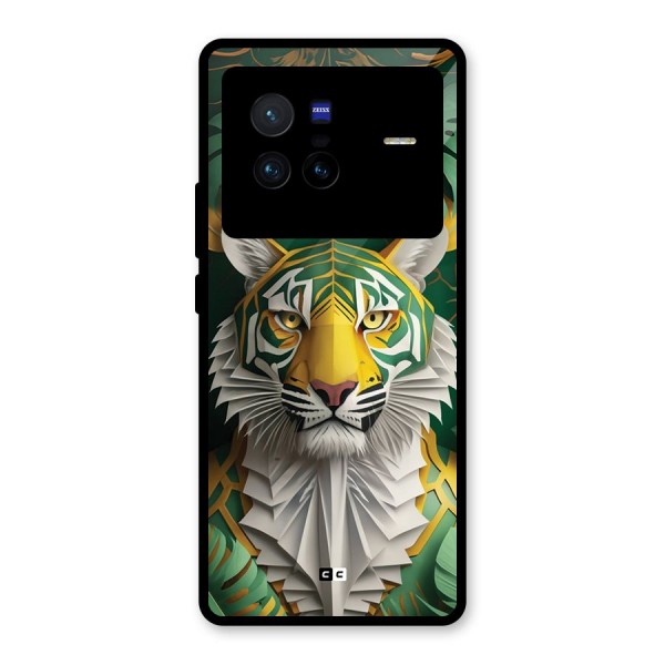 The Nature Tiger Glass Back Case for Vivo X80