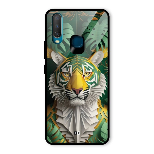 The Nature Tiger Glass Back Case for Vivo Y12