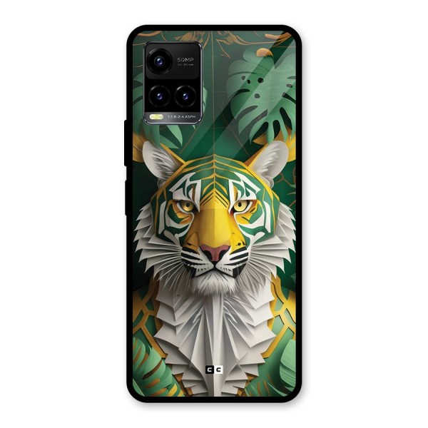 The Nature Tiger Glass Back Case for Vivo Y21T