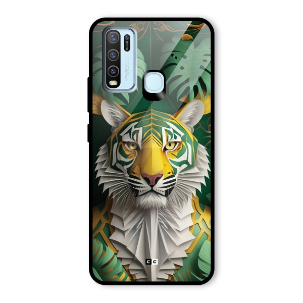 The Nature Tiger Glass Back Case for Vivo Y30