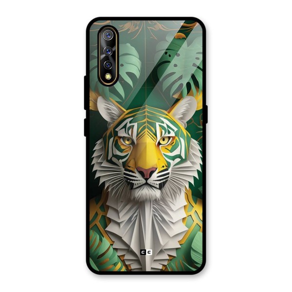 The Nature Tiger Glass Back Case for Vivo Z1x