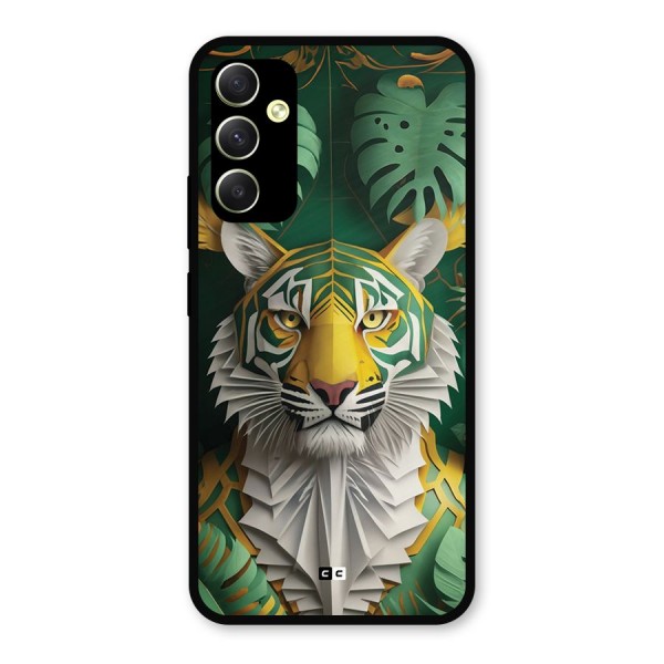 The Nature Tiger Metal Back Case for Galaxy A34