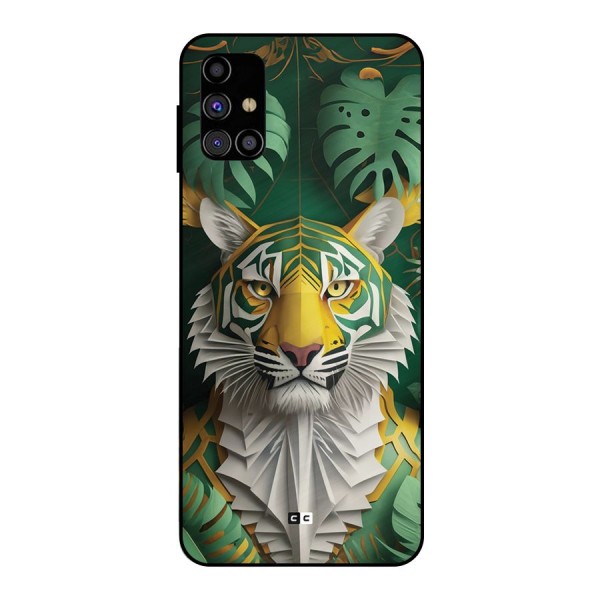 The Nature Tiger Metal Back Case for Galaxy M31s