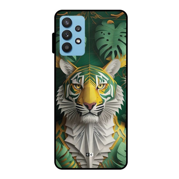 The Nature Tiger Metal Back Case for Galaxy M32 5G