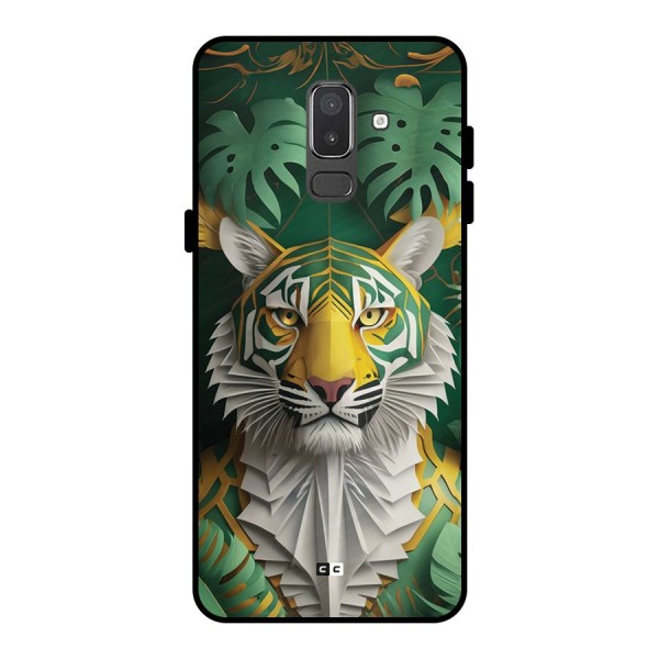 The Nature Tiger Metal Back Case for Galaxy On8 (2018)