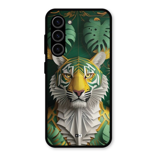 The Nature Tiger Metal Back Case for Galaxy S23