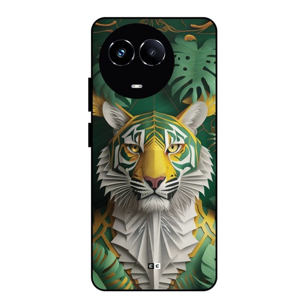 The Nature Tiger Metal Back Case for Realme 11 5G