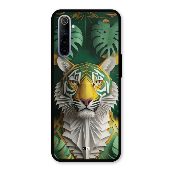 The Nature Tiger Metal Back Case for Realme 6