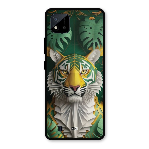 The Nature Tiger Metal Back Case for Realme C11 2021