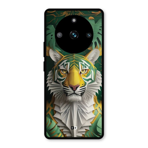 The Nature Tiger Metal Back Case for Realme Narzo 60 Pro