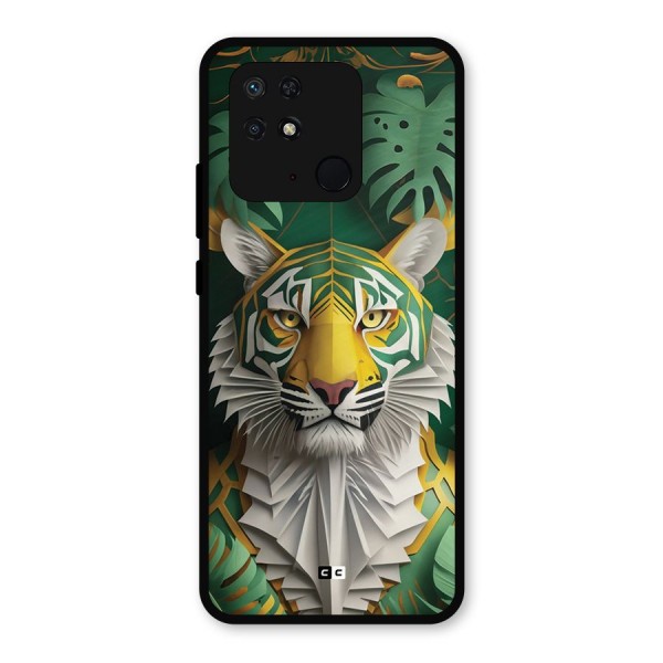 The Nature Tiger Metal Back Case for Redmi 10