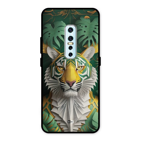 The Nature Tiger Metal Back Case for Vivo V17 Pro