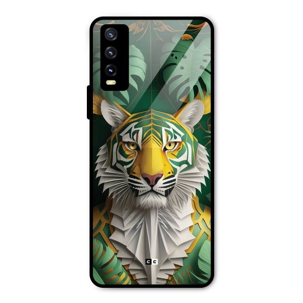 The Nature Tiger Metal Back Case for Vivo Y20 2021