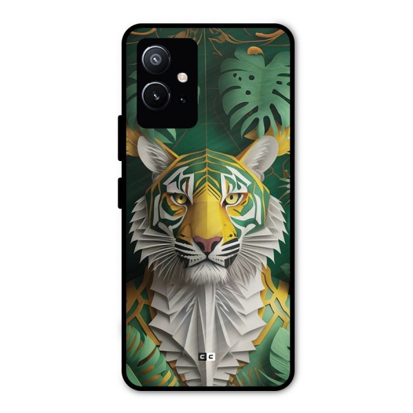 The Nature Tiger Metal Back Case for Vivo Y75 5G