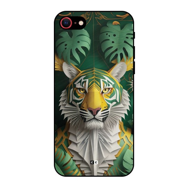The Nature Tiger Metal Back Case for iPhone 8