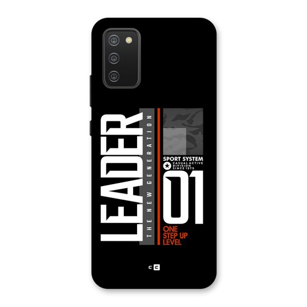 The New Leader Back Case for Galaxy F02s