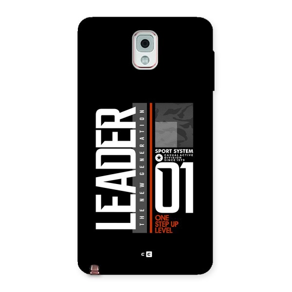 The New Leader Back Case for Galaxy Note 3