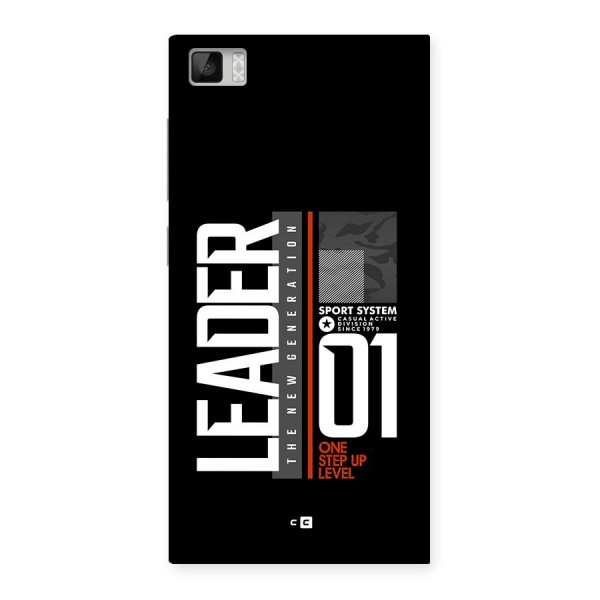 The New Leader Back Case for Mi3