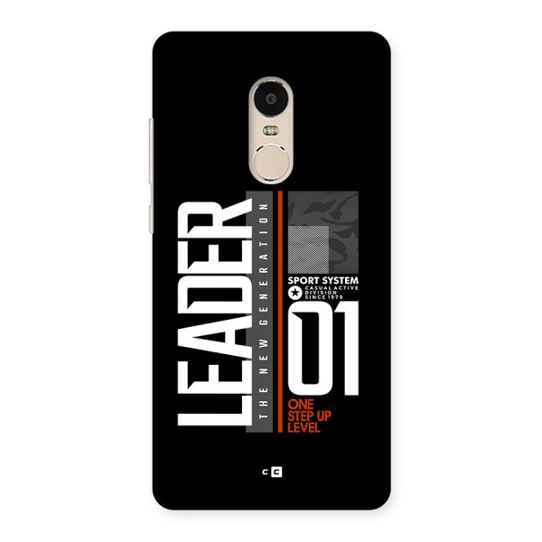 The New Leader Back Case for Redmi Note 4