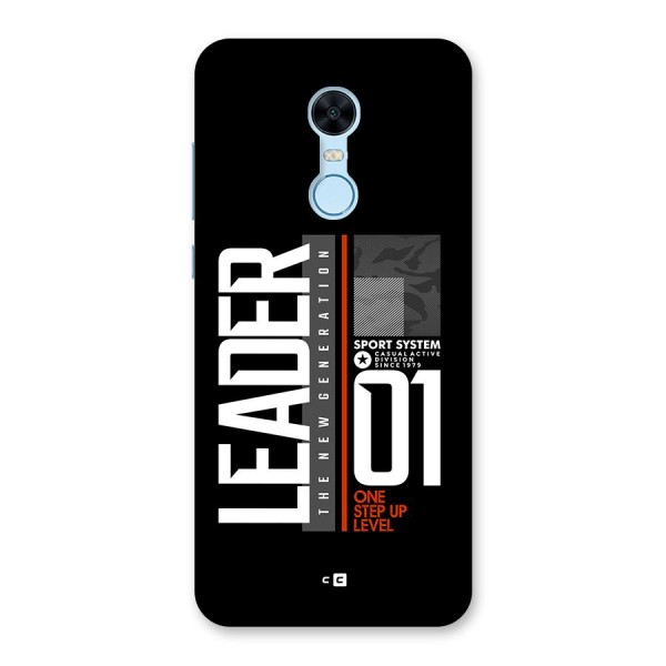 The New Leader Back Case for Redmi Note 5