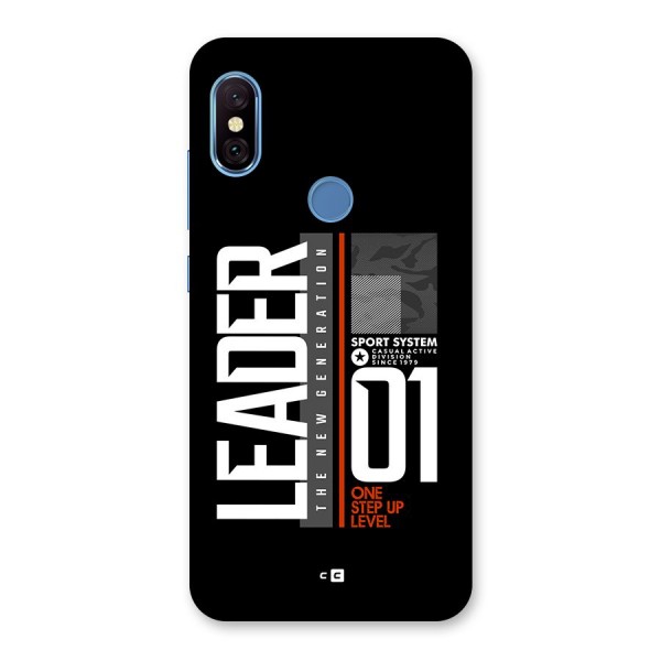 The New Leader Back Case for Redmi Note 6 Pro