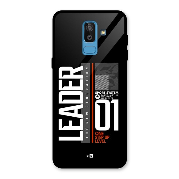 The New Leader Glass Back Case for Galaxy J8