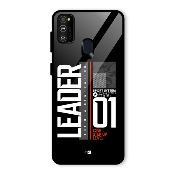 The New Leader Glass Back Case for Galaxy M30s