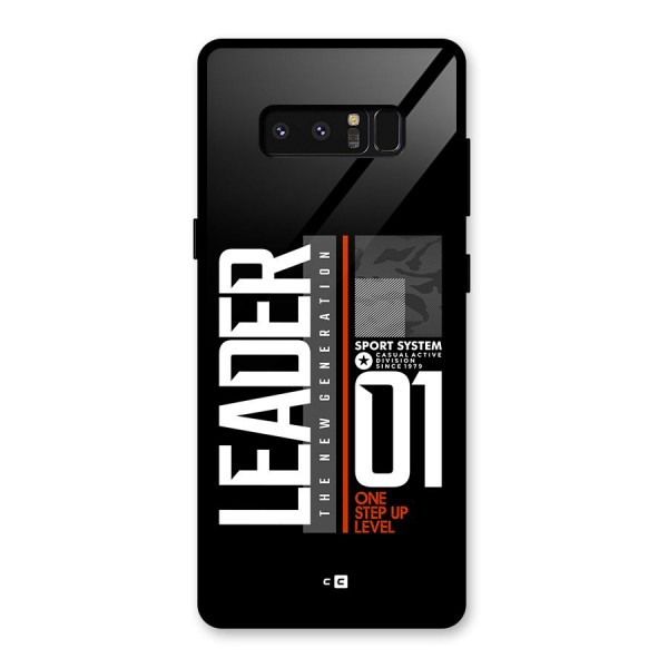 The New Leader Glass Back Case for Galaxy Note 8