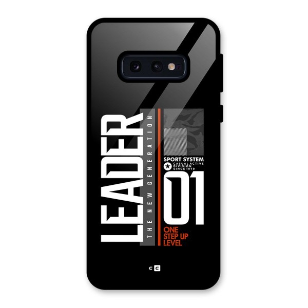 The New Leader Glass Back Case for Galaxy S10e