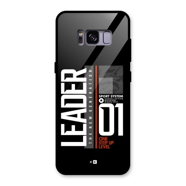 The New Leader Glass Back Case for Galaxy S8