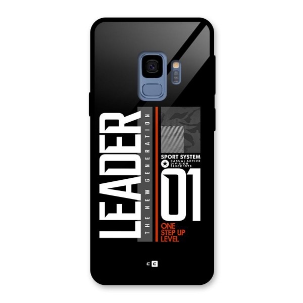 The New Leader Glass Back Case for Galaxy S9