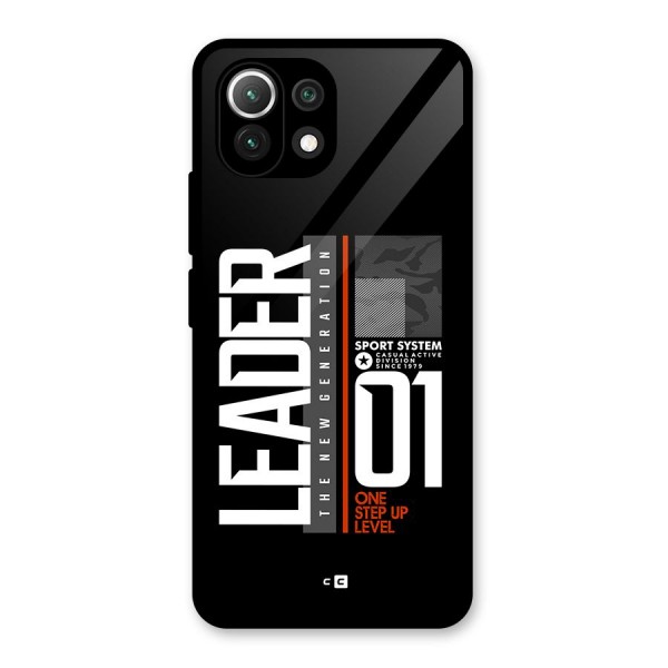 The New Leader Glass Back Case for Mi 11 Lite